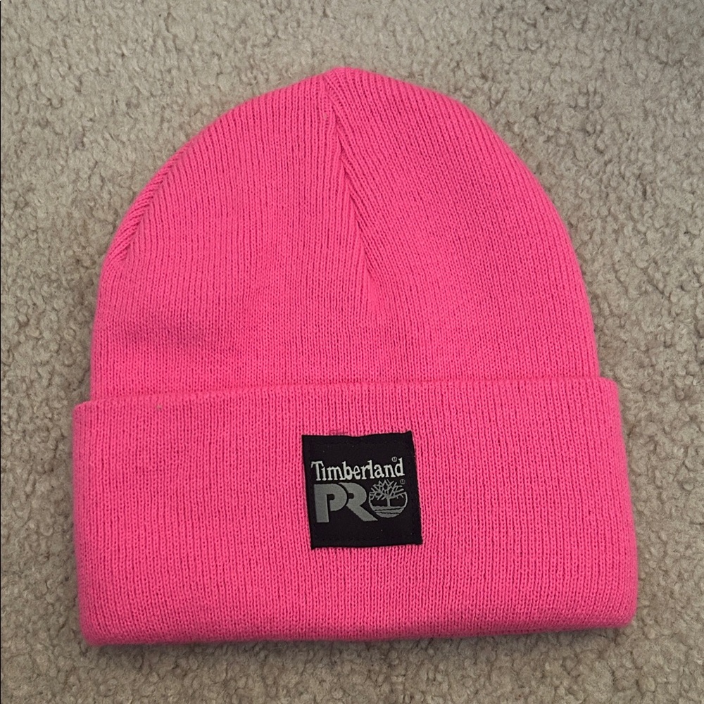 Timberland PRO Hot Pink Knit Cuffed Beanie